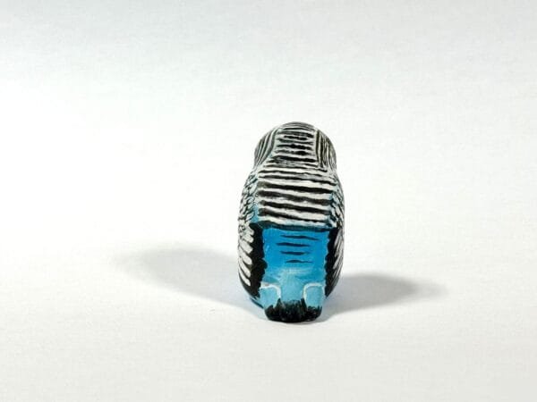Handmade Featherlight Talimal budgie in polymer clay