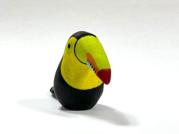 Featherlight Talimal toucan Totem by Hodge Podge Art Studio