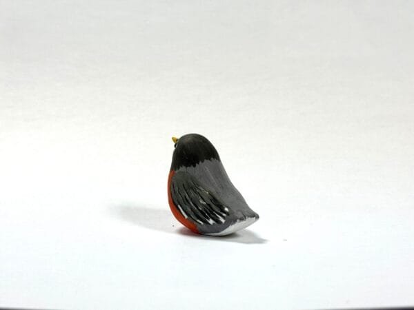 Handmade Featherlight Talimal Robin in polymer clay