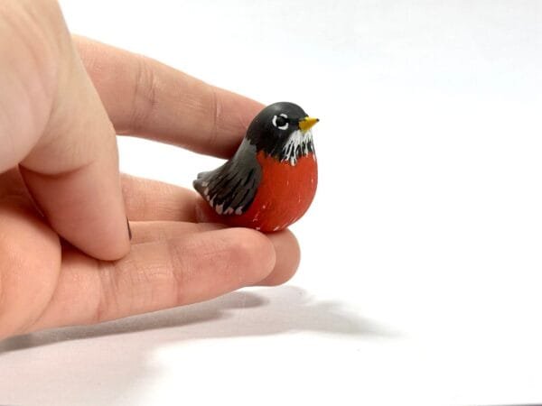 Featherlight Talimal Robin Totem by Hodge Podge Art Studio