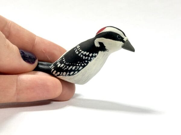 Featherlight Talimal Woodpecker Totem by Hodge Podge Art Studio
