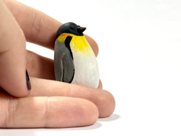 Featherlight Talimal Penguin Totem by Hodge Podge Art Studio