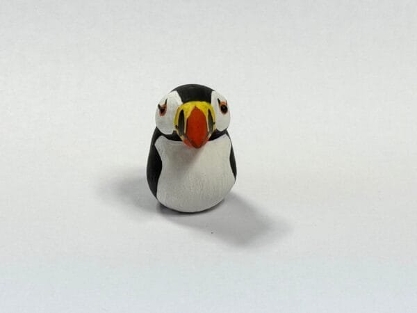Featherlight Talimal puffin Totem by Hodge Podge Art Studio