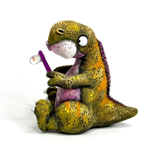 Jurassic Zubaloo t-rex sculpture by Hodge Podge Art Studio