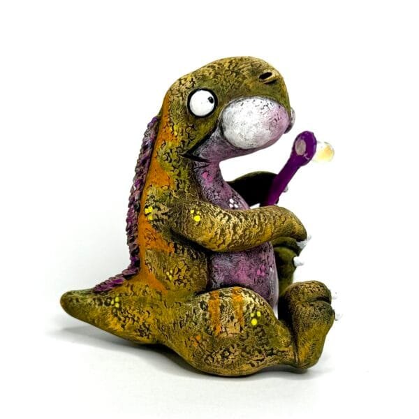 Jurassic Zubaloo Tyrannosaurus Rex sculpture by Hodge Podge Art Studio