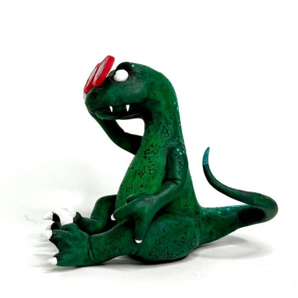 Quirky Polymer Clay animal Art zubaloo