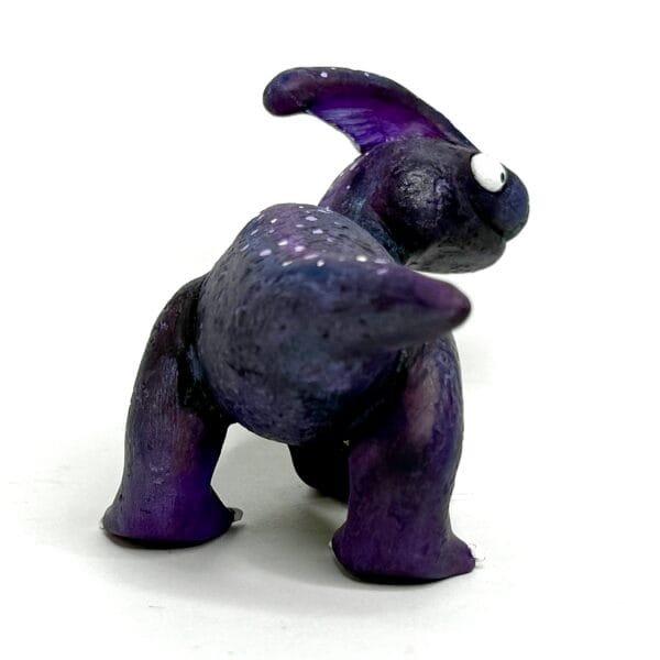 Jurassic Zubaloo Saurolophus sculpture by Hodge Podge Art Studio