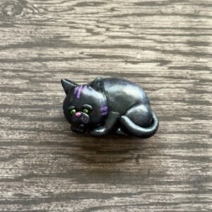 Black Cat Magnet