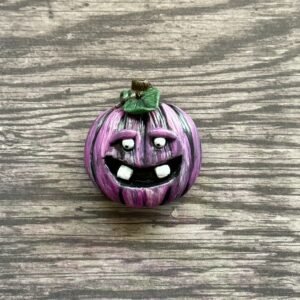 Pink Jack-o’-Lantern Magnet