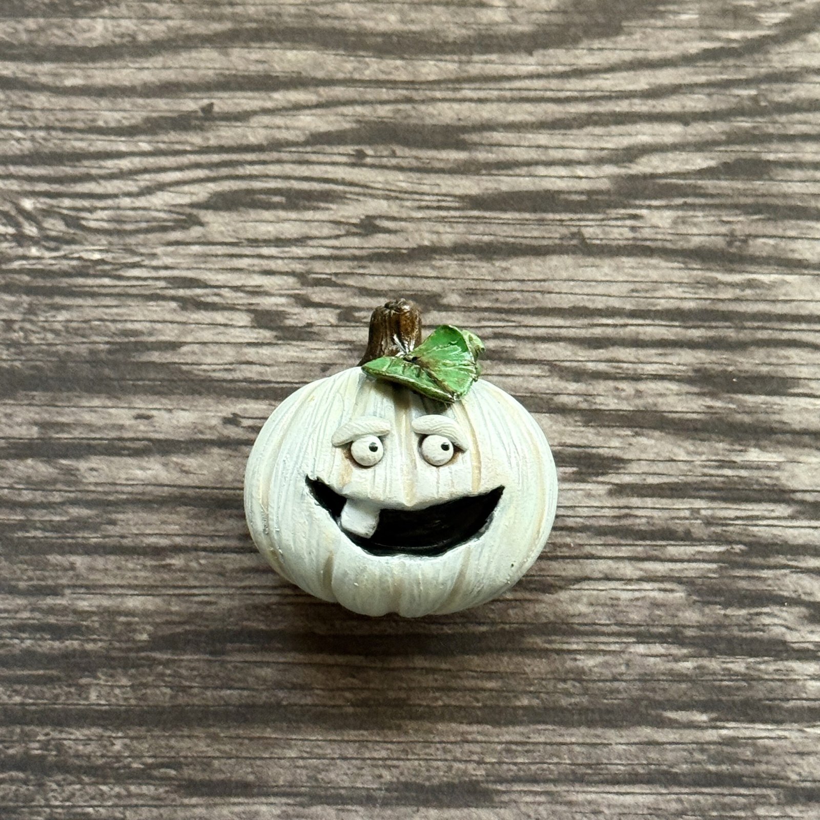 White Jack-o’-Lantern Magnet - Image 2
