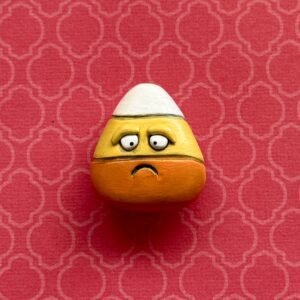 Sad Candy Corn Magnet