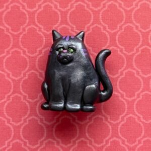 Black Cat Magnet