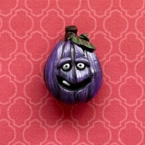 Purple Jack-o’-Lantern Magnet